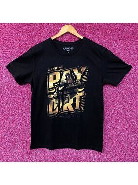 Rank-45 Pay Dirt Rodeo Graphic Design T-Shirt Large.